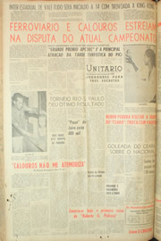 Página do jornal Unitário de abril de 1961