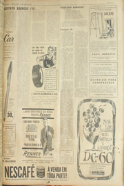 Página do jornal Unitário de abril de 1961