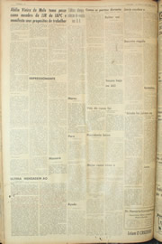 Página do jornal Unitário de abril de 1961