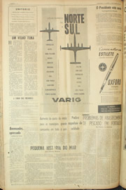 Página do jornal Unitário de abril de 1961
