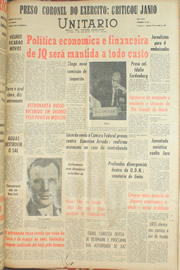 Página do jornal Unitário de abril de 1961