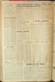 Página do jornal Unitário de abril de 1961