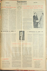 Página do jornal Unitário de abril de 1961