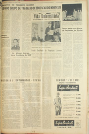 Página do jornal Unitário de abril de 1961