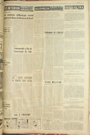Página do jornal Unitário de abril de 1961