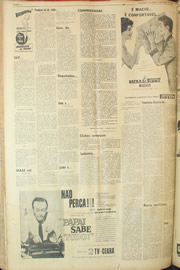 Página do jornal Unitário de abril de 1961