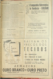 Página do jornal Unitário de abril de 1961