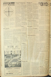 Página do jornal Unitário de abril de 1961