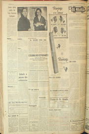 Página do jornal Unitário de abril de 1961