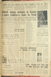 Página do jornal Unitário de abril de 1961