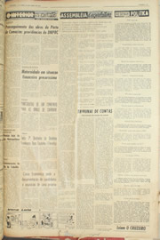 Página do jornal Unitário de abril de 1961