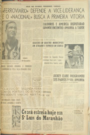 Página do jornal Unitário de abril de 1961