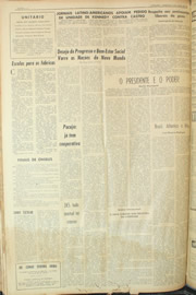 Página do jornal Unitário de abril de 1961