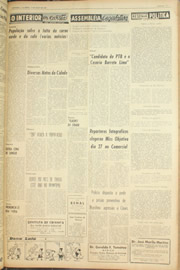 Página do jornal Unitário de maio de 1961