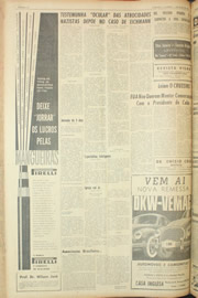 Página do jornal Unitário de maio de 1961