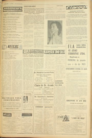 Página do jornal Unitário de maio de 1961