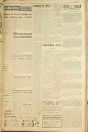 Página do jornal Unitário de maio de 1961