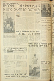 Página do jornal Unitário de maio de 1961