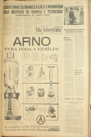 Página do jornal Unitário de maio de 1961