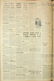 Página do jornal Unitário de maio de 1961