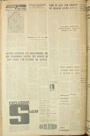 Página do jornal Unitário de maio de 1961
