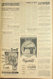 Página do jornal Unitário de maio de 1961