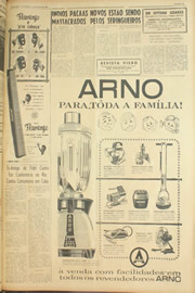 Página do jornal Unitário de maio de 1961