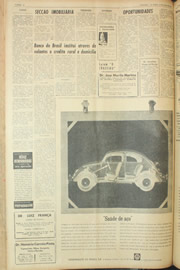 Página do jornal Unitário de maio de 1961