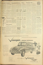 Página do jornal Unitário de maio de 1961