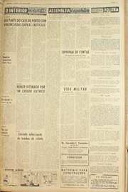 Página do jornal Unitário de maio de 1961