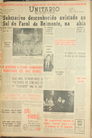 Página do jornal Unitário de maio de 1961