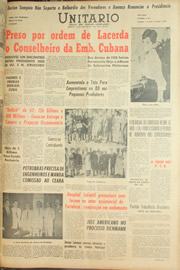 Página do jornal Unitário de maio de 1961