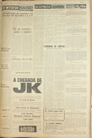 Página do jornal Unitário de maio de 1961