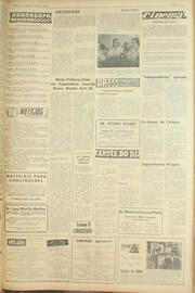 Página do jornal Unitário de maio de 1961