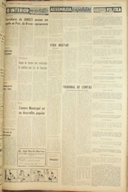 Página do jornal Unitário de maio de 1961