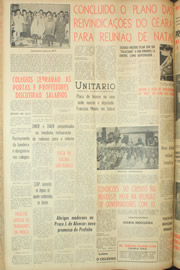 Página do jornal Unitário de maio de 1961