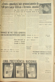 Página do jornal Unitário de maio de 1961