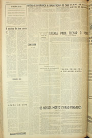 Página do jornal Unitário de maio de 1961