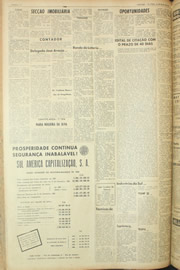Página do jornal Unitário de maio de 1961