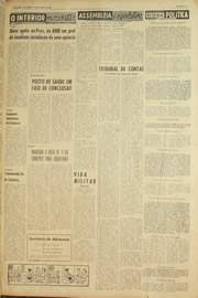 Página do jornal Unitário de junho de 1961