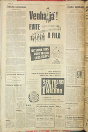 Página do jornal Unitário de junho de 1961