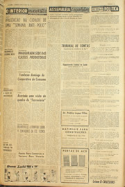 Página do jornal Unitário de junho de 1961
