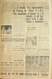 Página do jornal Unitário de junho de 1961