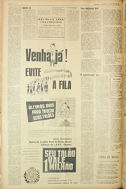 Página do jornal Unitário de junho de 1961