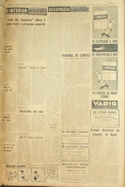 Página do jornal Unitário de junho de 1961