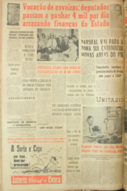 Página do jornal Unitário de junho de 1961