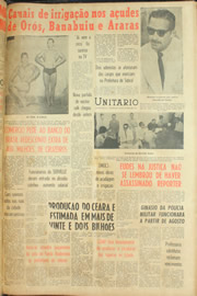 Página do jornal Unitário de junho de 1961