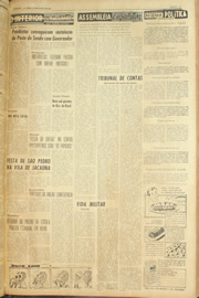 Página do jornal Unitário de junho de 1961
