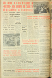 Página do jornal Unitário de junho de 1961