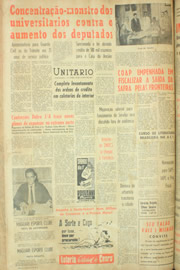 Página do jornal Unitário de junho de 1961